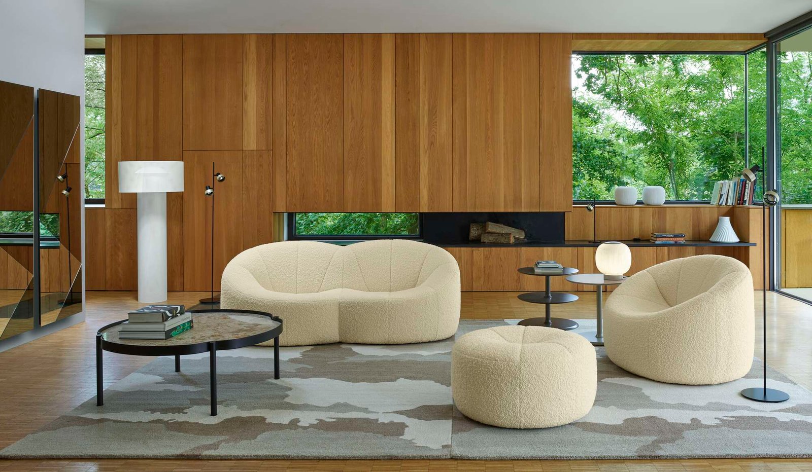 Fauteuil Ligne Roset Pumpkin rond