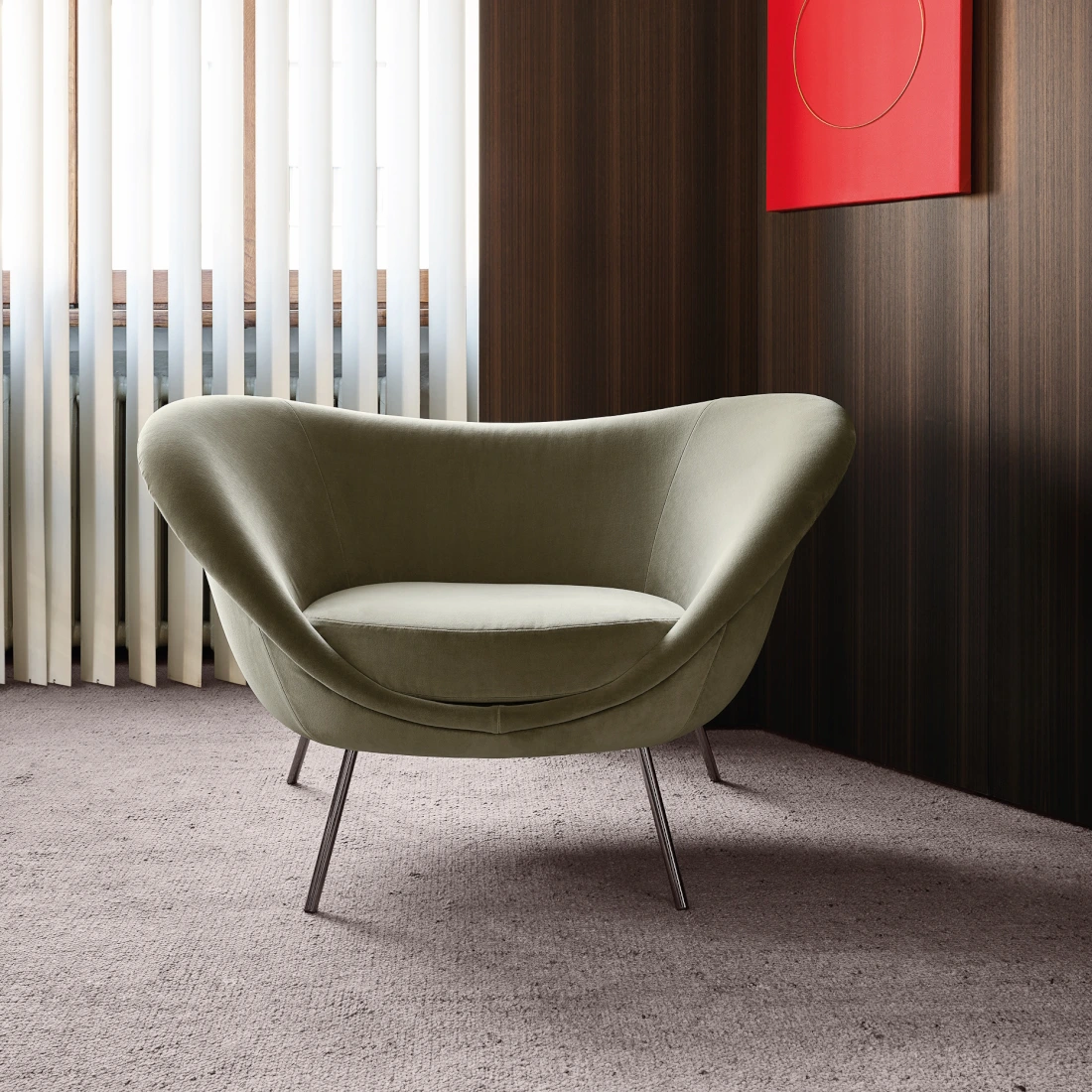 Fauteuil Molteni D.154.2 Gio Ponti