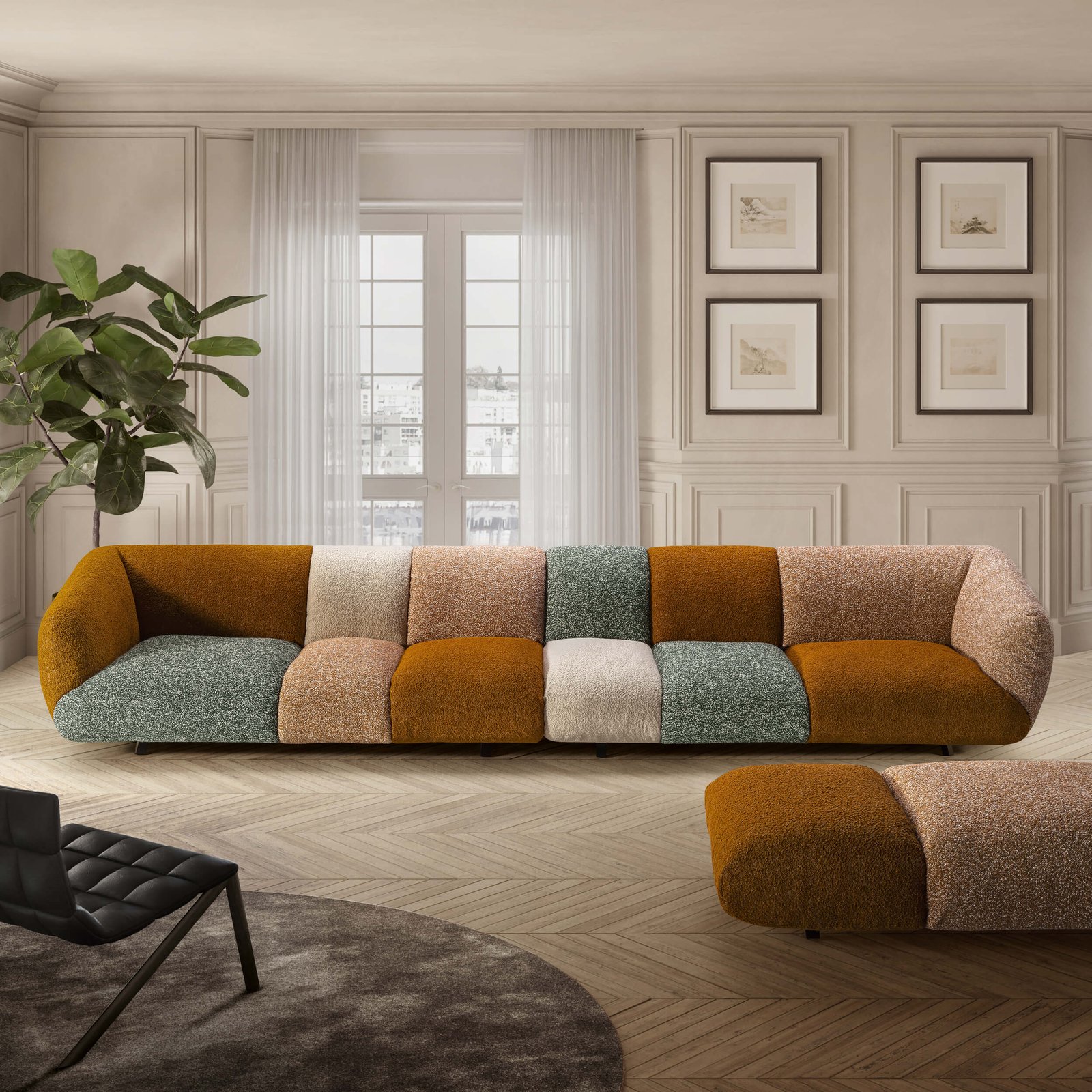 Canape LAGO Not Only White modulable